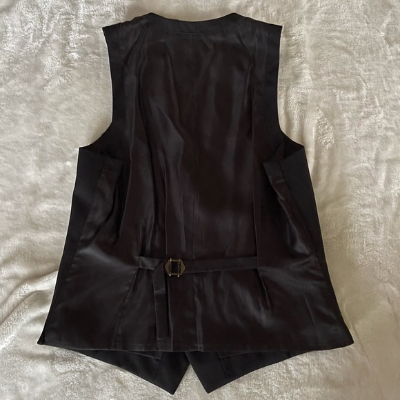 Bar III Slim-Fit Solid Wool Suit Vest, for Macy's - Picture 4 of 8